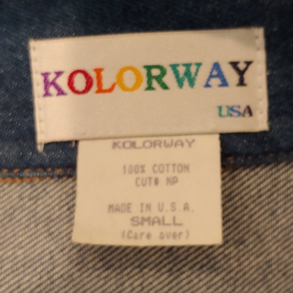 Kolorway Embellished Jean Jacket - Picture 7 of 7